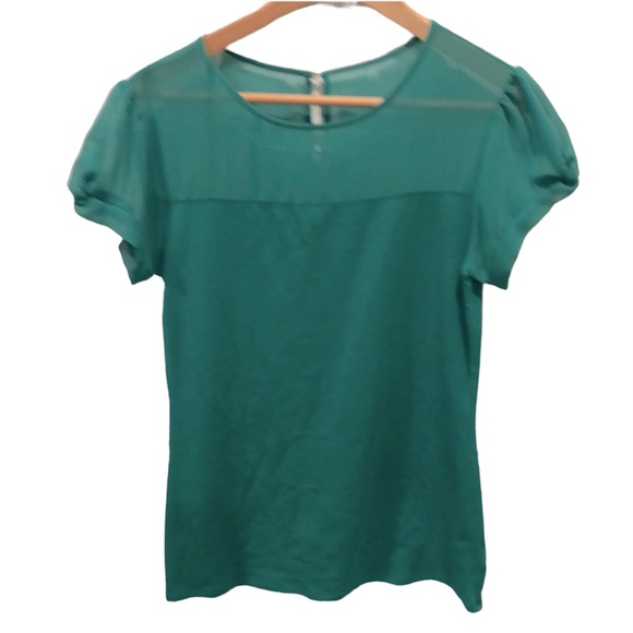 Express Tops - Express Green Top short sleeve size medium like new